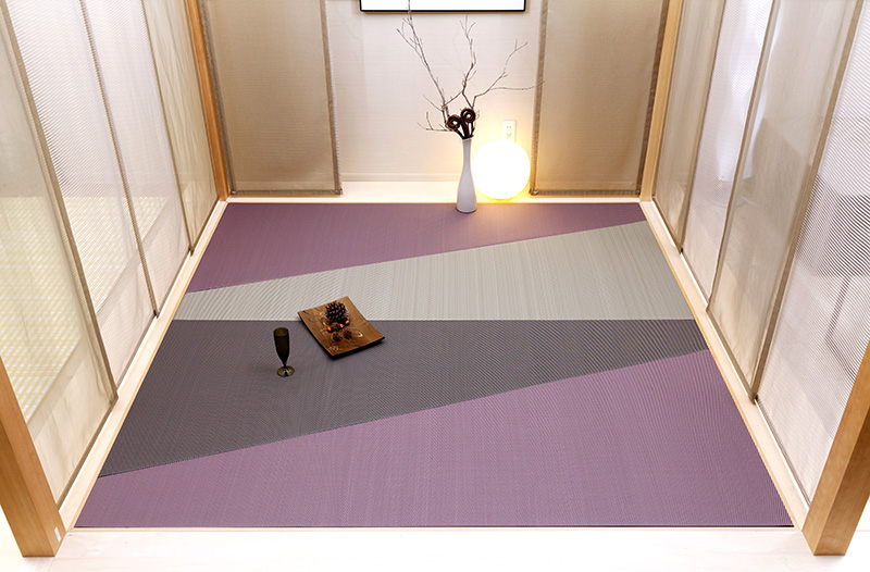 波（nami）／和室デザイン畳 和室も個性的で大胆なデザインでアレンジすることができる。