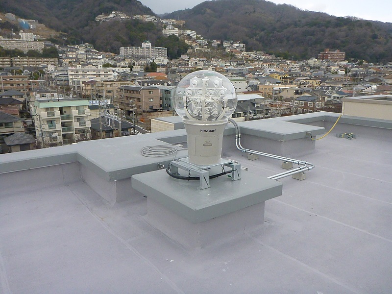 太陽光採光システムの集光機「Himawari-AS」（100V駆動モデル）