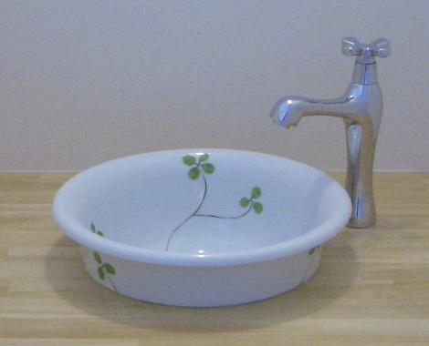 クローバー 丸型手洗い鉢 300の詳細