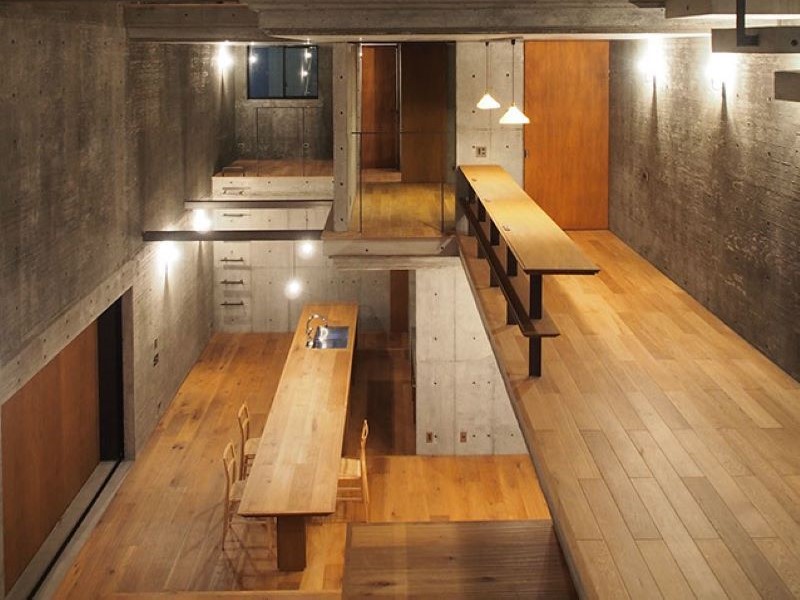 ＜施工例：R＆Bミルフィウッド　オーク＞
オークは家具との相性もよく、ナチュラルな空間をつくることができる。