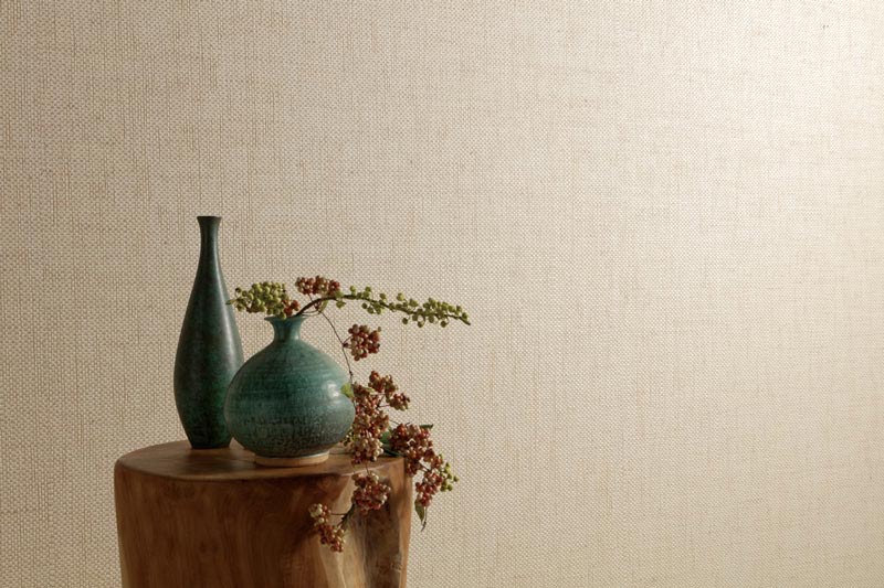 落葉／NR8151～NR8160
コンセプトは「ざっくりとした素材感」。
麻糸の素材感を存分に感じられる壁紙。素材に合ったベーシックな色から、 少し個性のある色までさまざまな色のバリエーションを楽しめる。