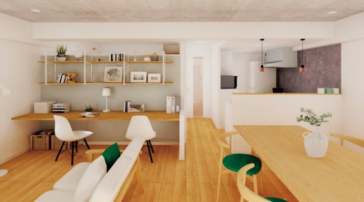 同社が提案時に作成したパース図