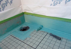 ウレタン塗膜防水塗布