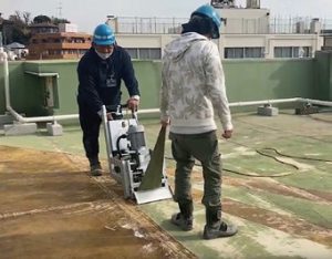 小学校屋上防水改修工事