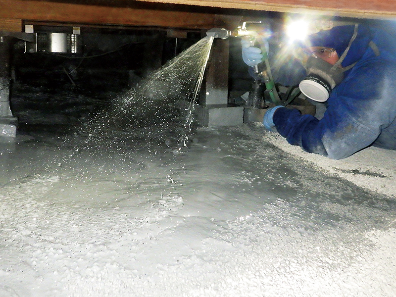 クリーンバリヤ樹脂散布