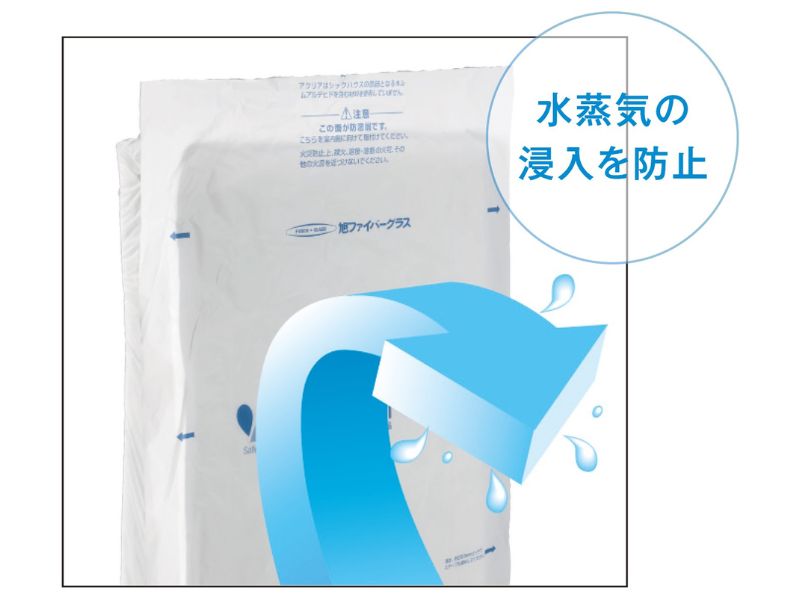 高い防湿性能を有している。