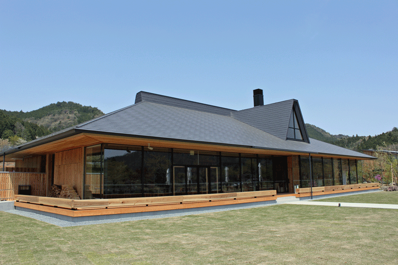 ホテルの屋根の使用例