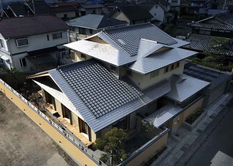 住宅腰葺き使用例