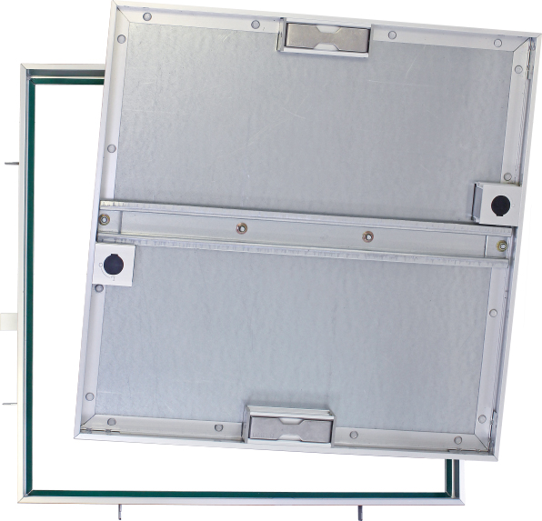 写真は錠付K4HA245型のモルタル充填仕様面