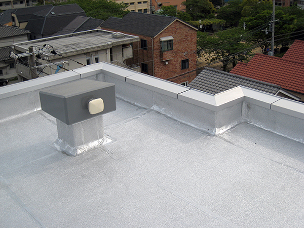 アルミ笠木KLE型施工例