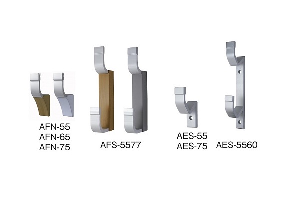 機能的な設置ができるようさまざまなブラケットを用意。