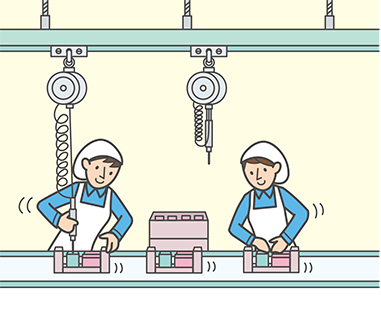 工場のマテハン用部品