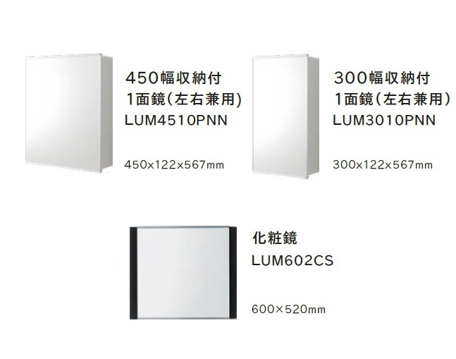 用途に合わせてミラーと組み合わせることも可能
