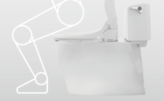 立ち座りのしやすいフロントカット。