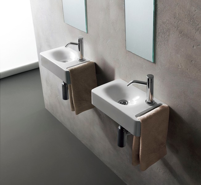 HUNGシリーズ　手洗器
品番：SB1513S
寸法：W400×D220×H90
価格：￥60,500(税抜）  