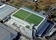 広大な折板屋根にも施工可能。