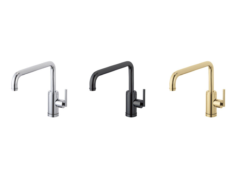 cye キッチン用シングルワンホール混合栓  品番:K87410JV-13(クロム) 、K87410JV-MDP-13(マットブラック)、K87410JV-NCU-13(ブラス)