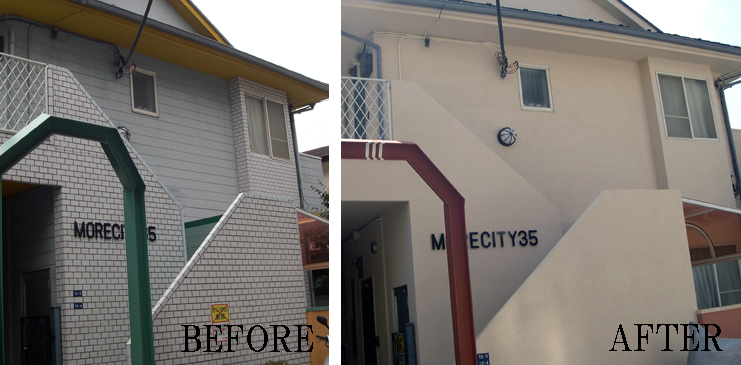 ＴＨＡＴ’Ｓ　ＷＡＬＬ アパート施工例