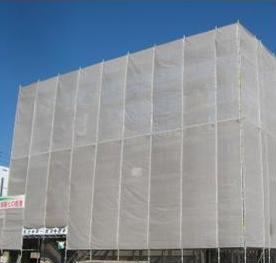 飛散防止メッシュシート