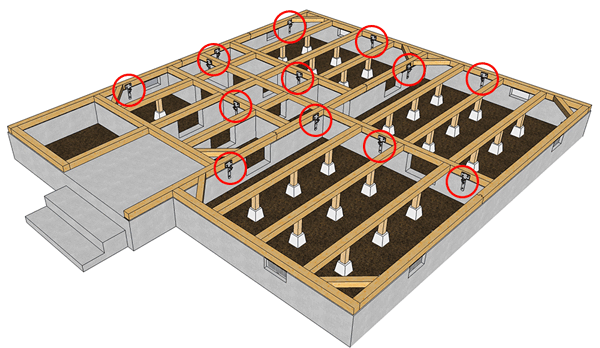 グレートホルダー5型設置箇所イメージ図