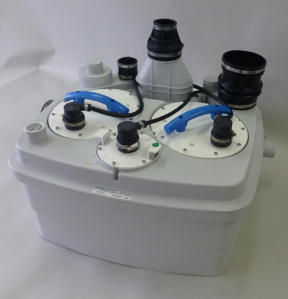 ［汚水・雑排水用］サニキュービック2クラック
最大10mの垂直揚程で階高のある工場での水まわり増設が可能、排水量の多い駅ナカ店舗の設置にも好適。