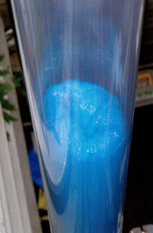 管内のアクリル管を使用した実際のライニング