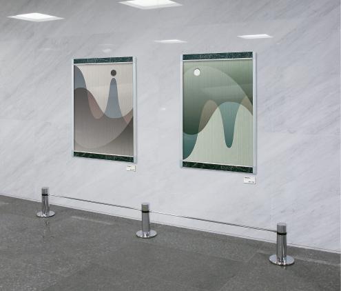 ローパーテーション LP-80 本体カラー：クローム、ホワイト