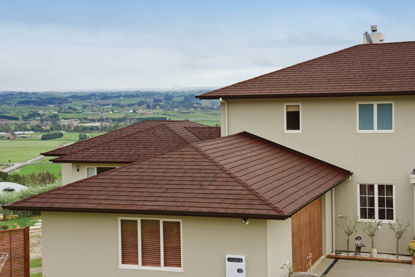 カラーバリエーション：ウォールナット 胡桃（くるみ）という意味の「ウォルナット」色はブラウンカラーのストーンをベースにチャコールのフラッシングラインでアクセントをつけている。