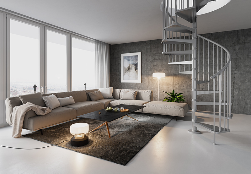 ・スペース 平面直径120・140・160cm ・高さ 基本キット：13段273～305cm 追加パーツで376cmまで調整可 ・回転 右回り・左回り可能 ・オプション 欄干を追加し、統一感あるコーディネートを実現