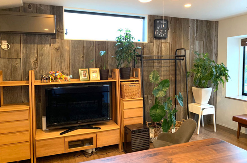 壁面や天井材として使用できる。