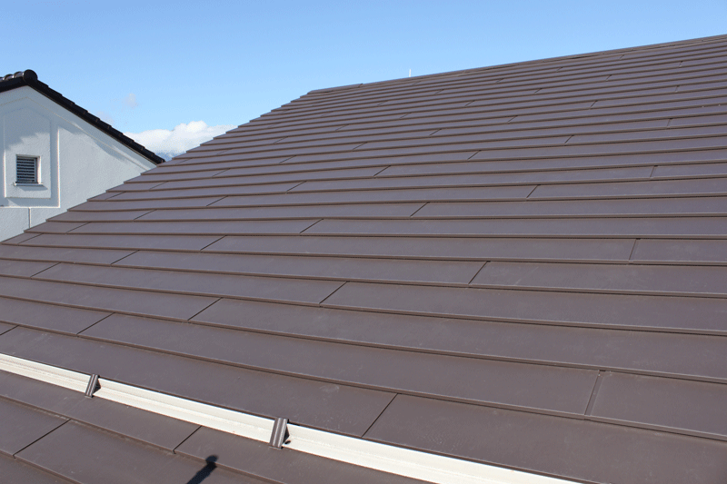 学校の使用例（改修工事カバー工法）