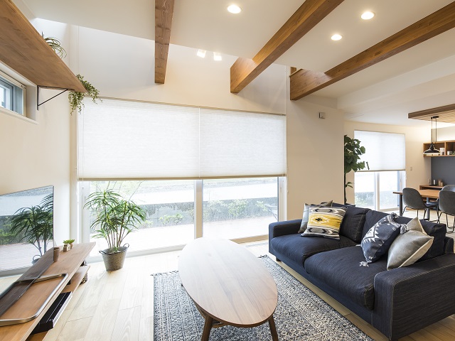 ［オーダーメイド］
空気層(45mmW/S、38mmS(限定仕様)、25mmS)、生地タイプ(採光、遮光、防炎)、生地カラー、操作タイプ(コード、ループコード、上下コード)から選択できる。