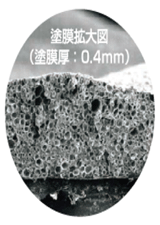 塗膜拡大断面図