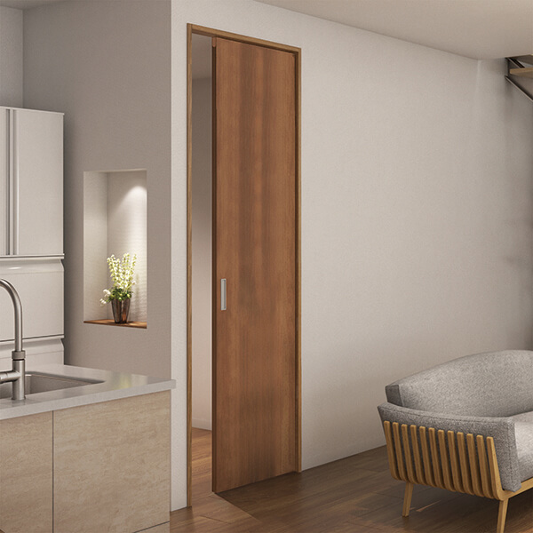 扉質量25kgまで対応でき、住宅の屋内引戸に最適。
