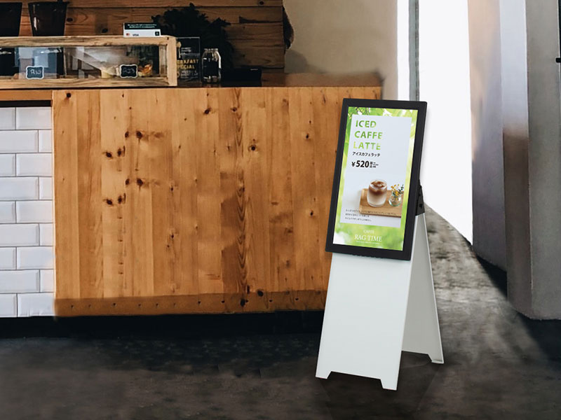 SC-24D1（ブラック/ホワイト） 24型ディスプレイセット
余分なもののないシンプルデザインで手軽なサイネージ。