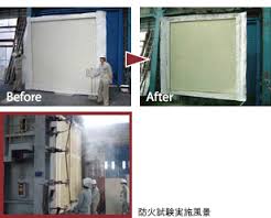 火に強いカパロール外断熱システムは強い火災にさらされても、全く変化しないシステム。住宅を火災害から守る。