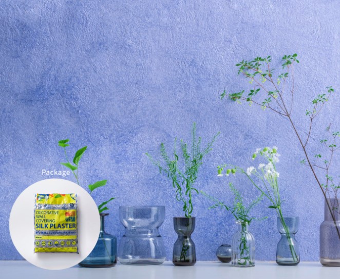 <アートデザイン>毛糸をほぐしたような、ふわふわ感。
単色から、2色が混ざった多彩な色調も可能。
準不燃材料認定番号：QM-1034