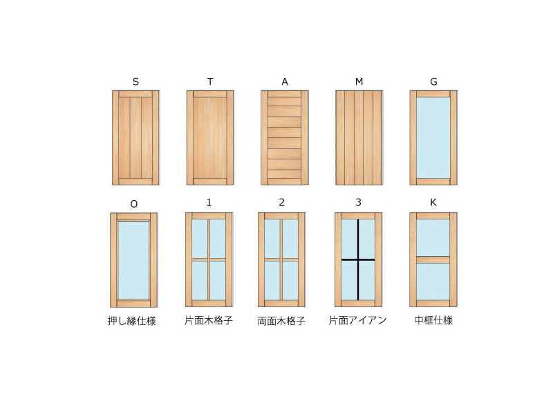 選べる窓デザイン