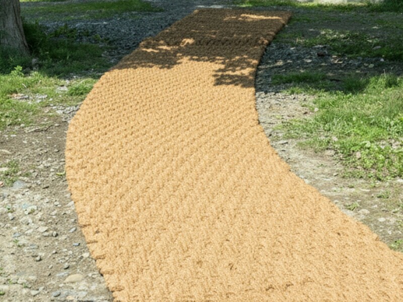 ヤシローラは施工性・機能性・環境への優しさ。すべてを兼ね備えた自然素材のロールマット。